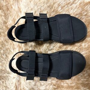 Teva Black Platform Women's Sandals